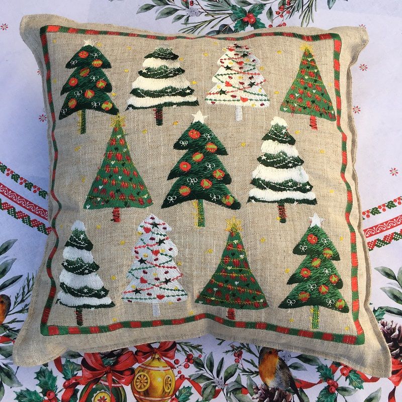 Coussin Noël – Hiver 2025